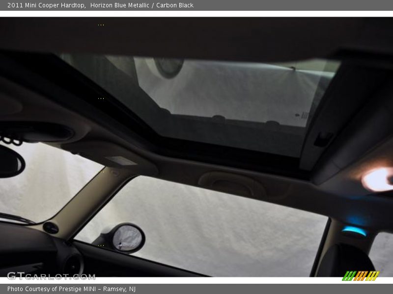 Horizon Blue Metallic / Carbon Black 2011 Mini Cooper Hardtop