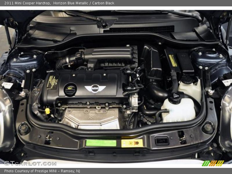 Horizon Blue Metallic / Carbon Black 2011 Mini Cooper Hardtop