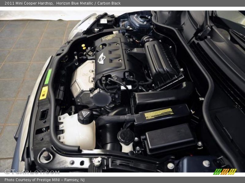 Horizon Blue Metallic / Carbon Black 2011 Mini Cooper Hardtop