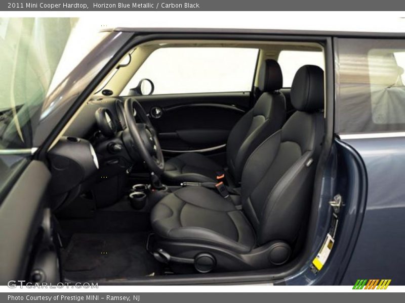 Horizon Blue Metallic / Carbon Black 2011 Mini Cooper Hardtop