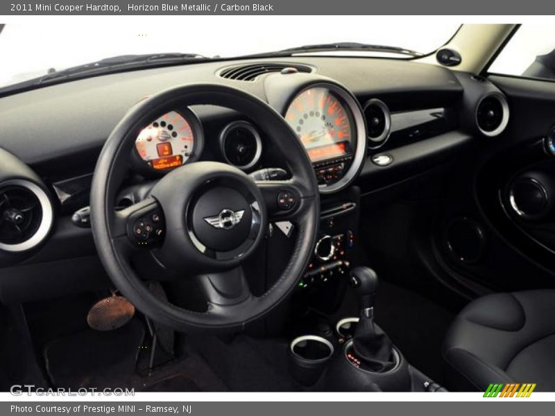 Horizon Blue Metallic / Carbon Black 2011 Mini Cooper Hardtop