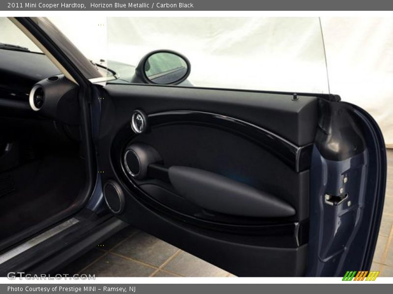 Horizon Blue Metallic / Carbon Black 2011 Mini Cooper Hardtop