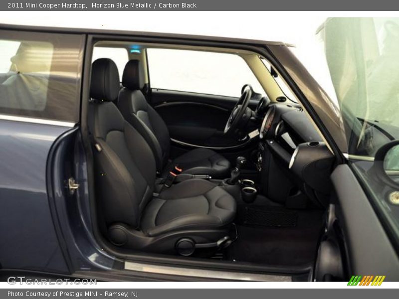 Horizon Blue Metallic / Carbon Black 2011 Mini Cooper Hardtop