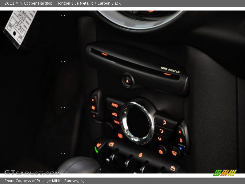 Horizon Blue Metallic / Carbon Black 2011 Mini Cooper Hardtop