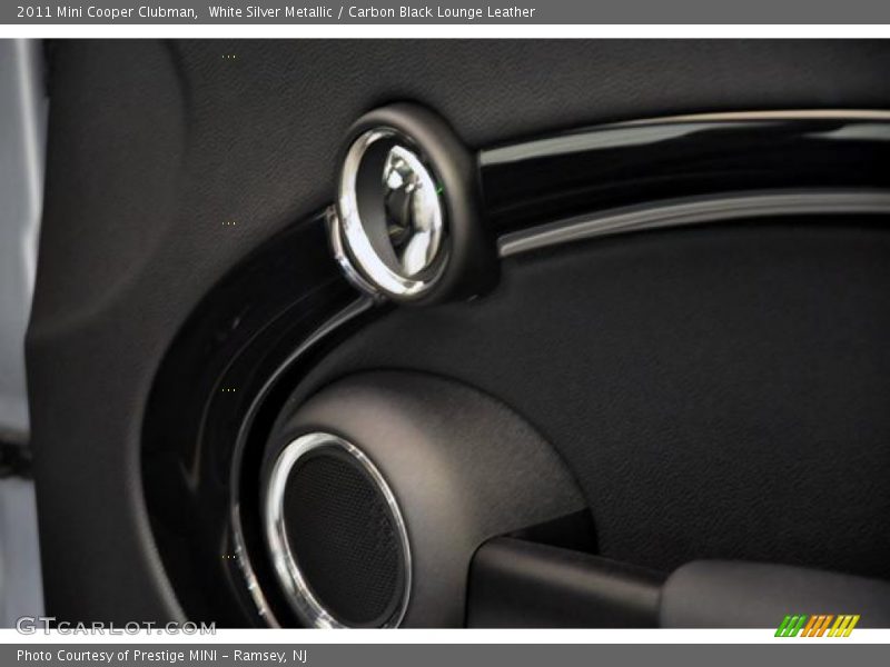 White Silver Metallic / Carbon Black Lounge Leather 2011 Mini Cooper Clubman