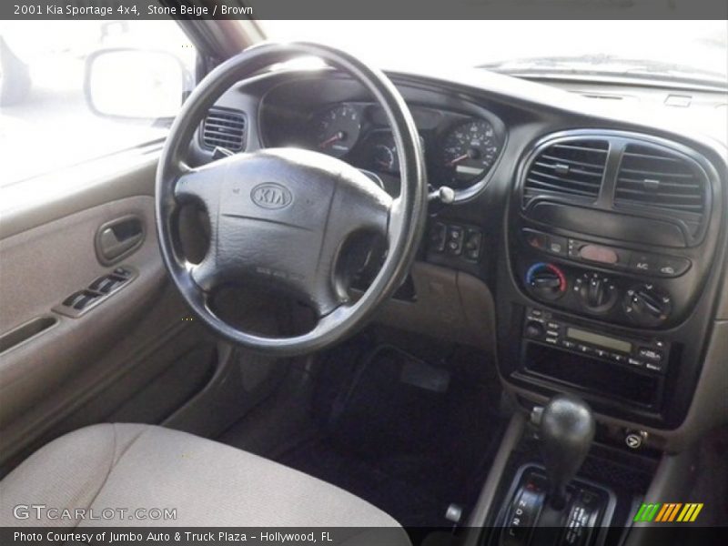 Stone Beige / Brown 2001 Kia Sportage 4x4