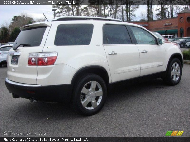 Summit White / Light Titanium 2008 GMC Acadia SLT