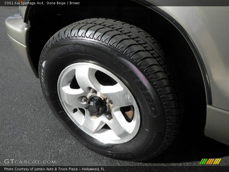 Stone Beige / Brown 2001 Kia Sportage 4x4