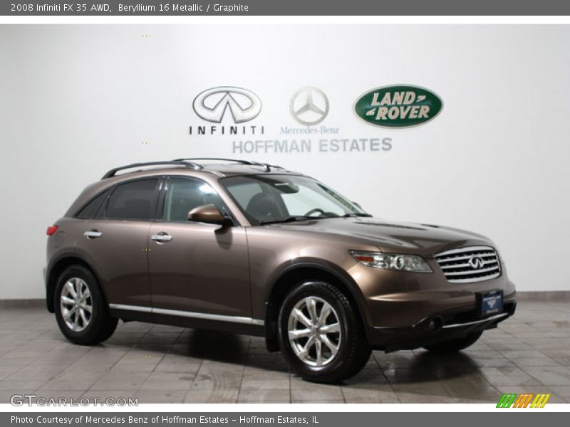 Beryllium 16 Metallic / Graphite 2008 Infiniti FX 35 AWD