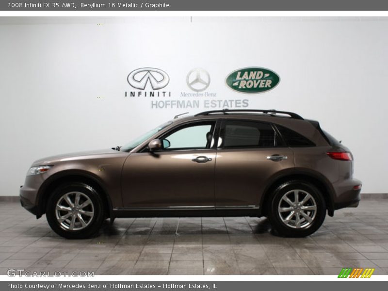 Beryllium 16 Metallic / Graphite 2008 Infiniti FX 35 AWD