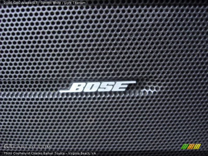 Summit White / Light Titanium 2008 GMC Acadia SLT