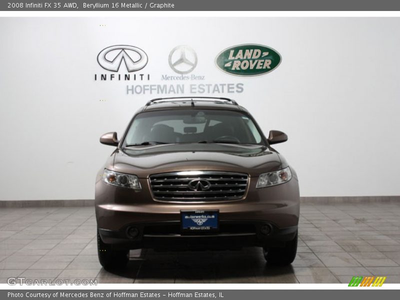 Beryllium 16 Metallic / Graphite 2008 Infiniti FX 35 AWD