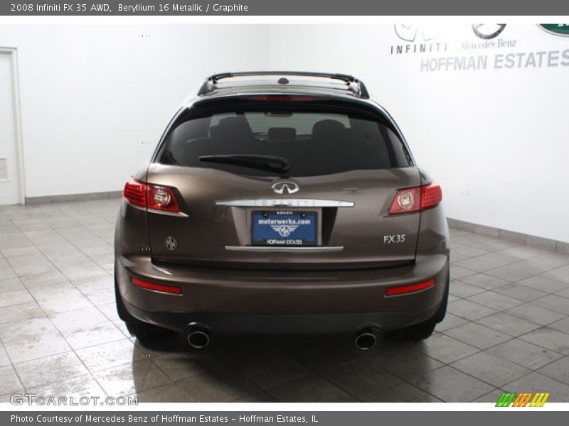 Beryllium 16 Metallic / Graphite 2008 Infiniti FX 35 AWD