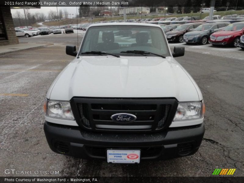 Oxford White / Medium Dark Flint 2011 Ford Ranger XL Regular Cab