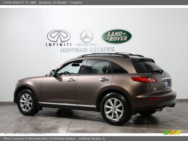Beryllium 16 Metallic / Graphite 2008 Infiniti FX 35 AWD