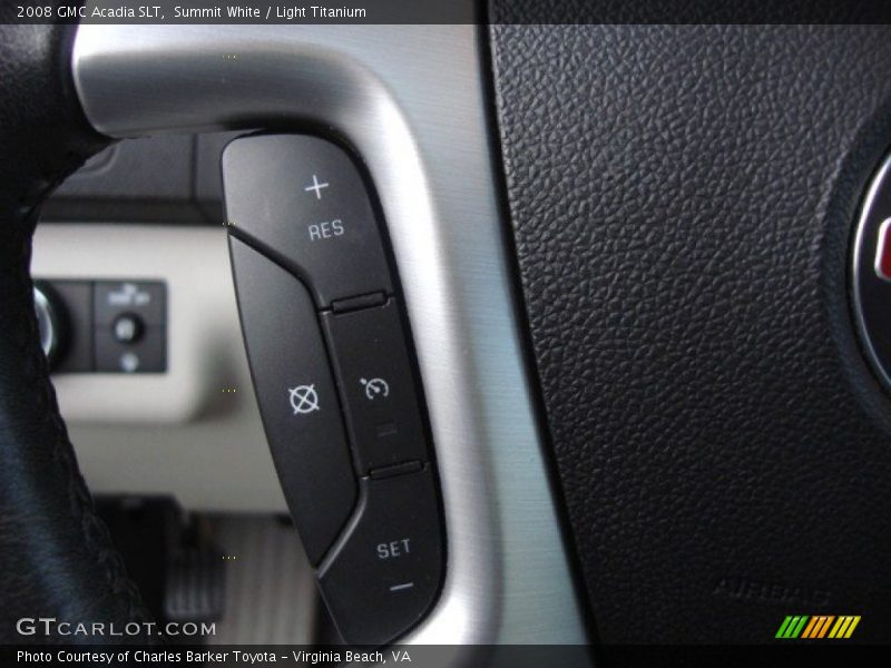 Summit White / Light Titanium 2008 GMC Acadia SLT