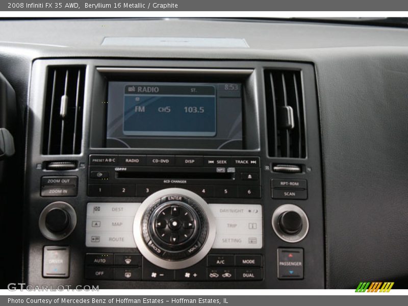 Beryllium 16 Metallic / Graphite 2008 Infiniti FX 35 AWD