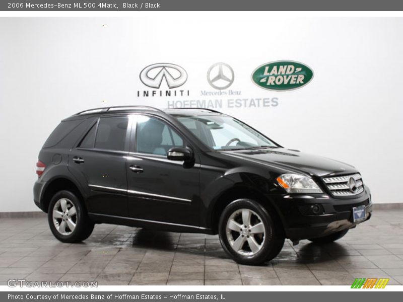 Black / Black 2006 Mercedes-Benz ML 500 4Matic