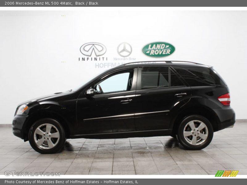 Black / Black 2006 Mercedes-Benz ML 500 4Matic