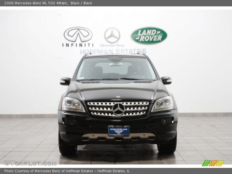 Black / Black 2006 Mercedes-Benz ML 500 4Matic