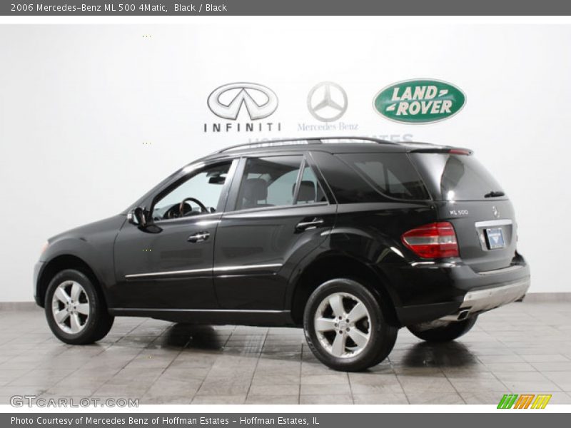 Black / Black 2006 Mercedes-Benz ML 500 4Matic
