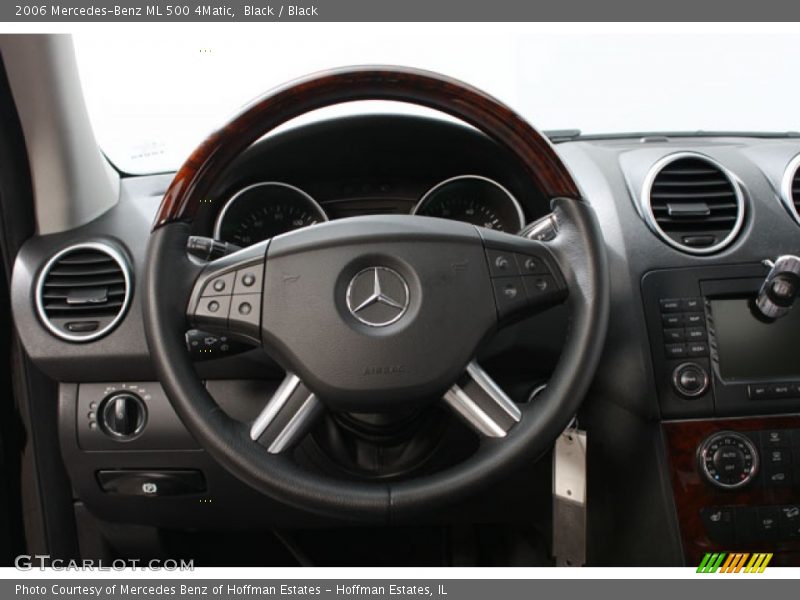 Black / Black 2006 Mercedes-Benz ML 500 4Matic