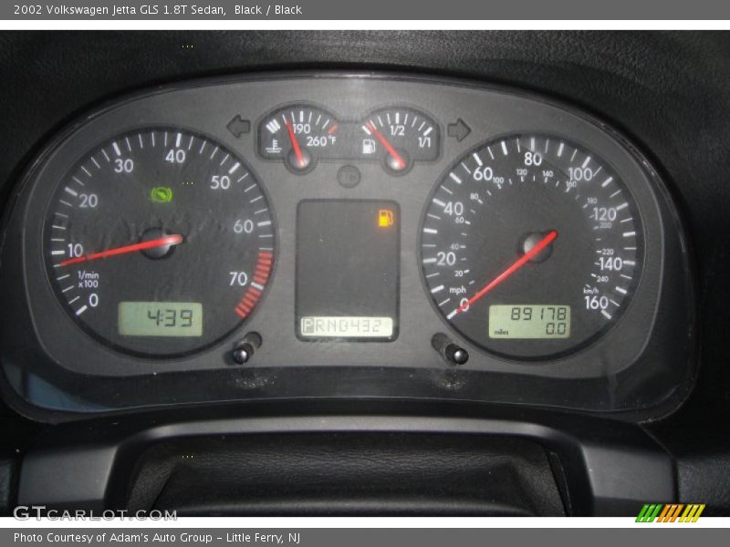 Black / Black 2002 Volkswagen Jetta GLS 1.8T Sedan