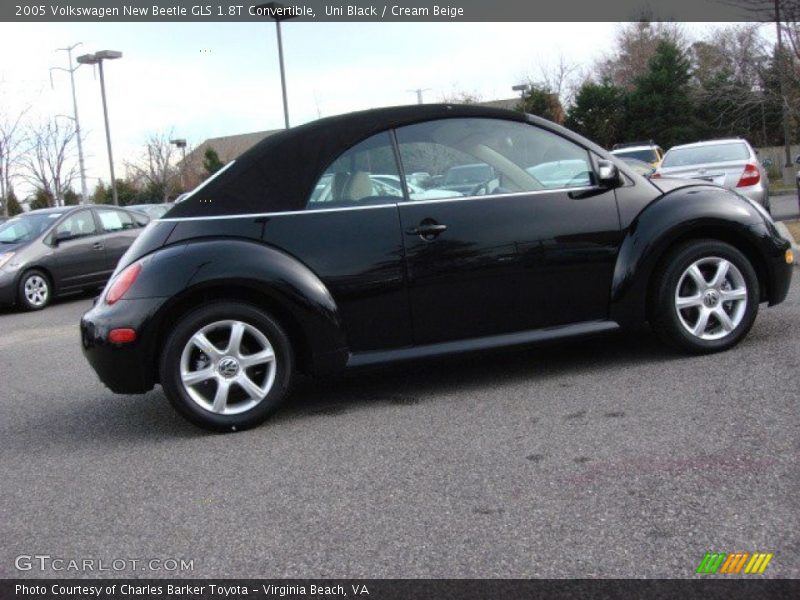 Uni Black / Cream Beige 2005 Volkswagen New Beetle GLS 1.8T Convertible