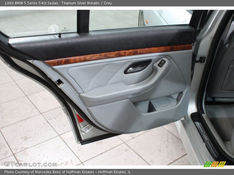 Titanium Silver Metallic / Grey 1999 BMW 5 Series 540i Sedan