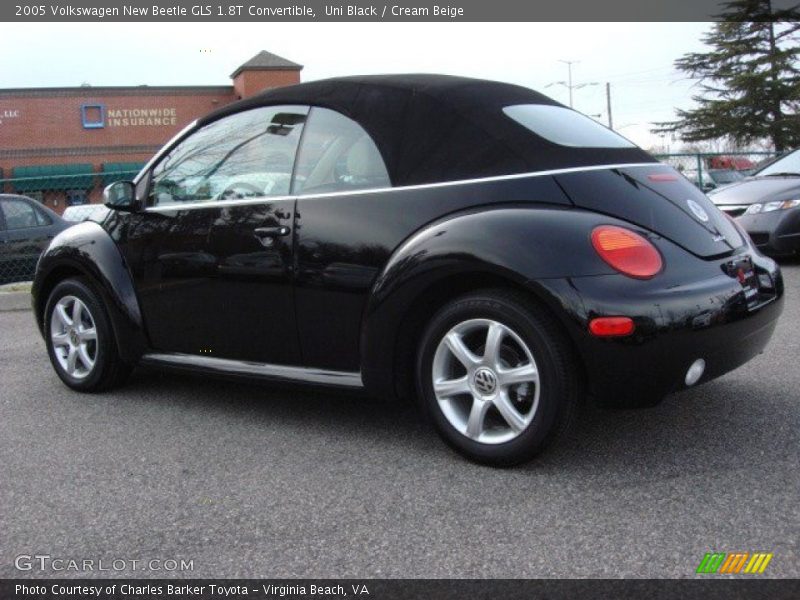 Uni Black / Cream Beige 2005 Volkswagen New Beetle GLS 1.8T Convertible