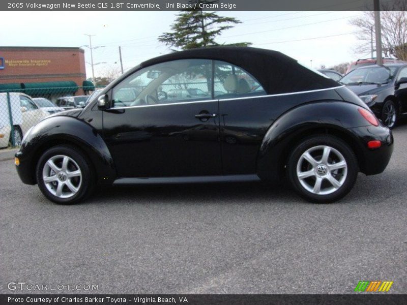 Uni Black / Cream Beige 2005 Volkswagen New Beetle GLS 1.8T Convertible