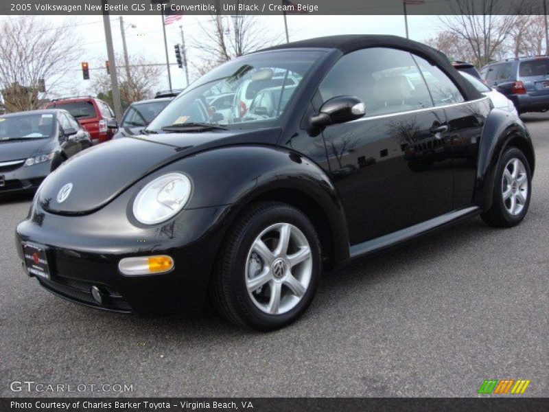 Uni Black / Cream Beige 2005 Volkswagen New Beetle GLS 1.8T Convertible