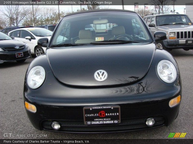 Uni Black / Cream Beige 2005 Volkswagen New Beetle GLS 1.8T Convertible