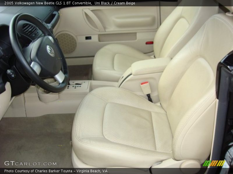 Uni Black / Cream Beige 2005 Volkswagen New Beetle GLS 1.8T Convertible