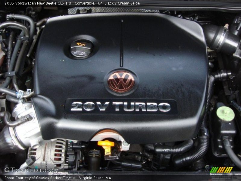 Uni Black / Cream Beige 2005 Volkswagen New Beetle GLS 1.8T Convertible