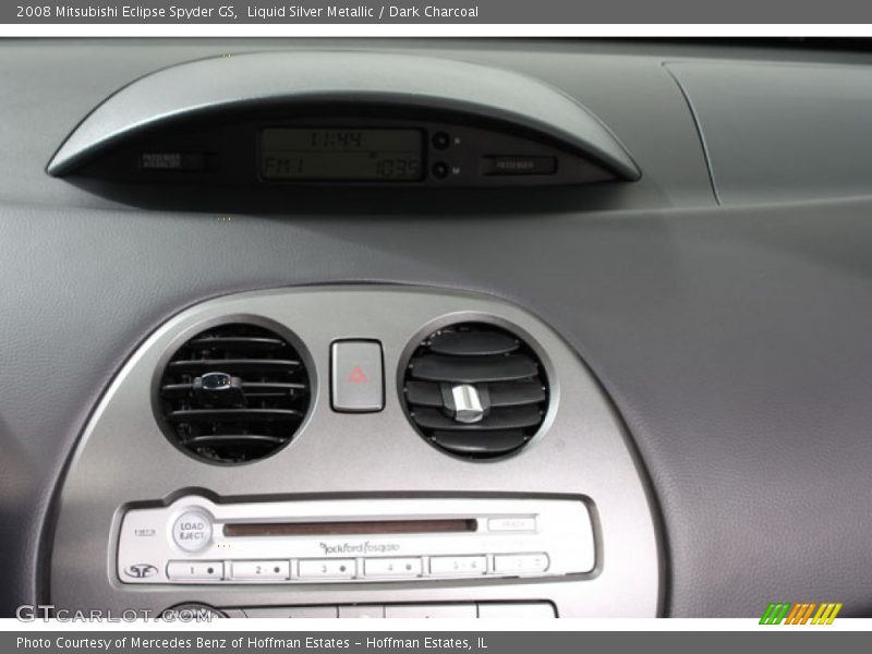 Liquid Silver Metallic / Dark Charcoal 2008 Mitsubishi Eclipse Spyder GS