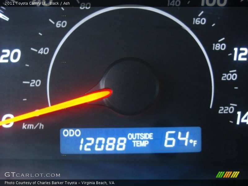 Black / Ash 2011 Toyota Camry LE