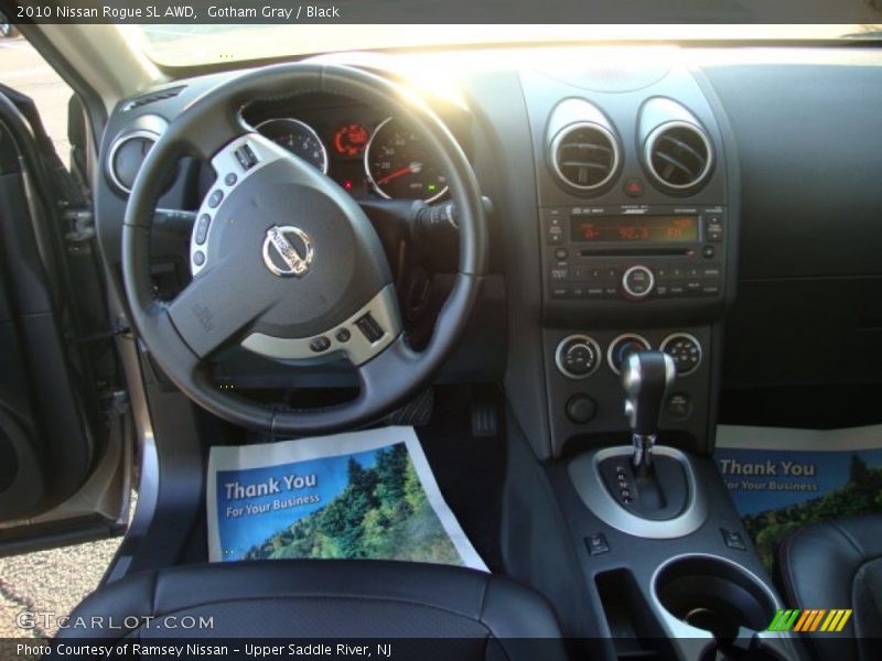 Gotham Gray / Black 2010 Nissan Rogue SL AWD