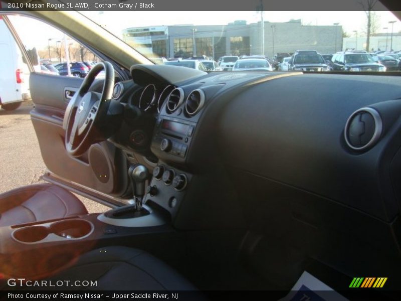 Gotham Gray / Black 2010 Nissan Rogue SL AWD