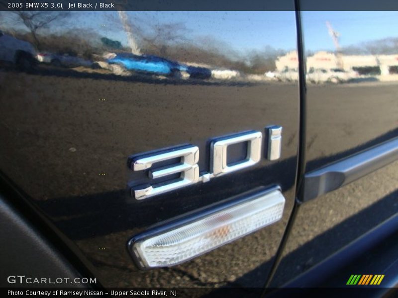 Jet Black / Black 2005 BMW X5 3.0i