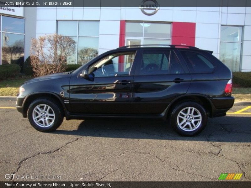 Jet Black / Black 2005 BMW X5 3.0i
