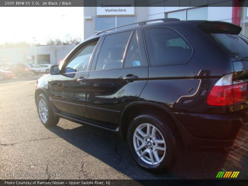 Jet Black / Black 2005 BMW X5 3.0i