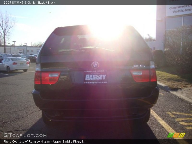 Jet Black / Black 2005 BMW X5 3.0i
