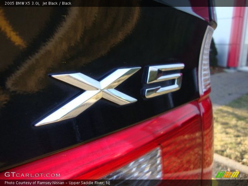 Jet Black / Black 2005 BMW X5 3.0i