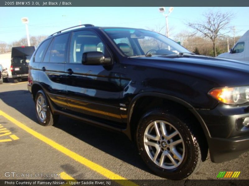 Jet Black / Black 2005 BMW X5 3.0i