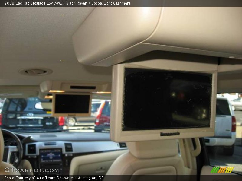 Black Raven / Cocoa/Light Cashmere 2008 Cadillac Escalade ESV AWD
