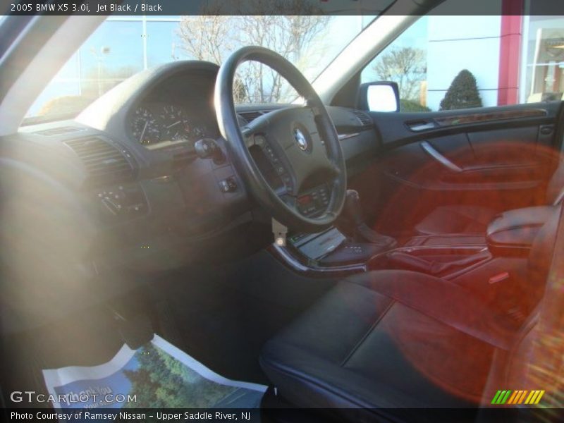 Jet Black / Black 2005 BMW X5 3.0i