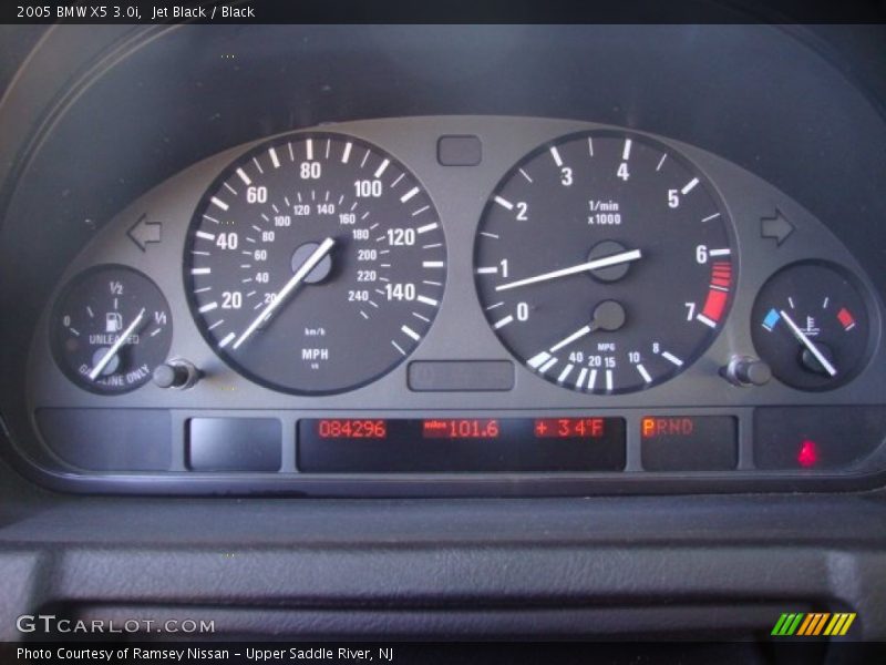 Jet Black / Black 2005 BMW X5 3.0i