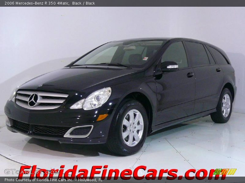 Black / Black 2006 Mercedes-Benz R 350 4Matic