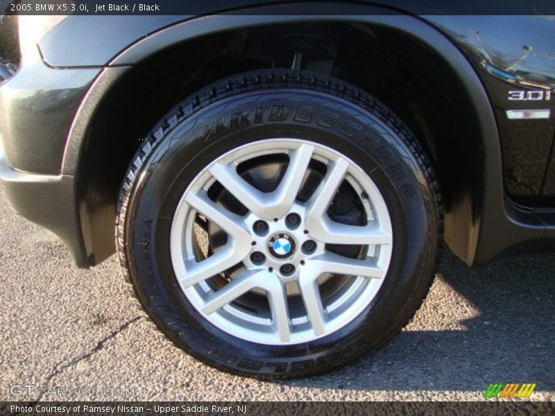 Jet Black / Black 2005 BMW X5 3.0i
